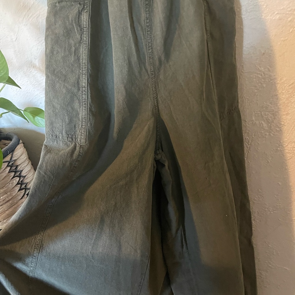 Free People Women's Olive Green Jumpsuit - Picture 7 of 13